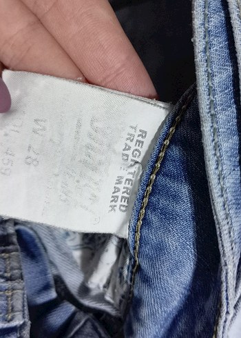 düşük bel şort jean - Görsel 4