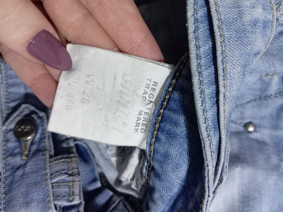 düşük bel şort jean - Görsel 4