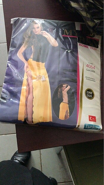 xl Beden mor Renk Gecelik