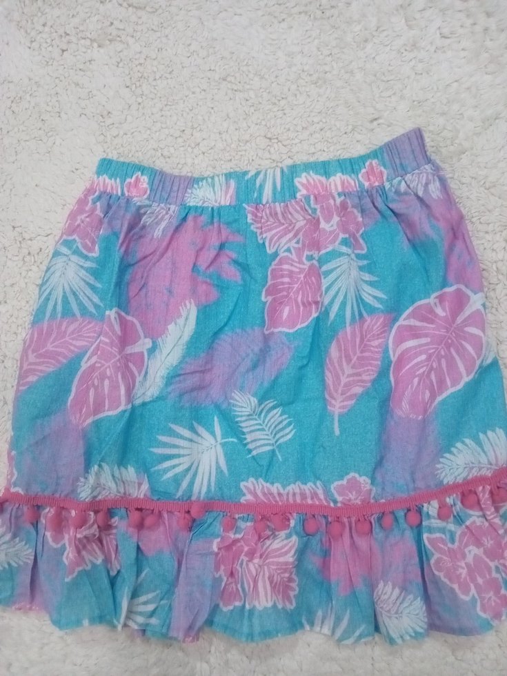 Desenli firfirli Kiz Çocuk etek - Görsel 2