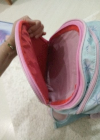 Pastel Renkli Frozen Okul Çantası - Görsel 5