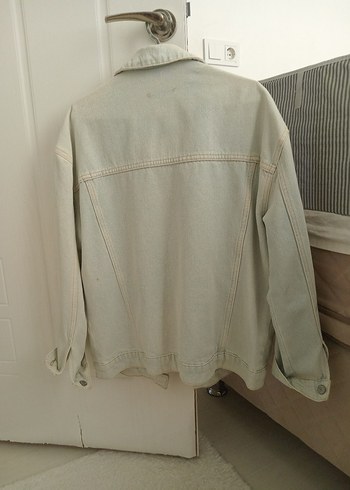 Bej Kadın Denim Ceket - Görsel 4