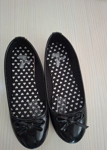 Kız Çocuk Siyah 32 no Fiyonk Detaylı Babet - Görsel 2