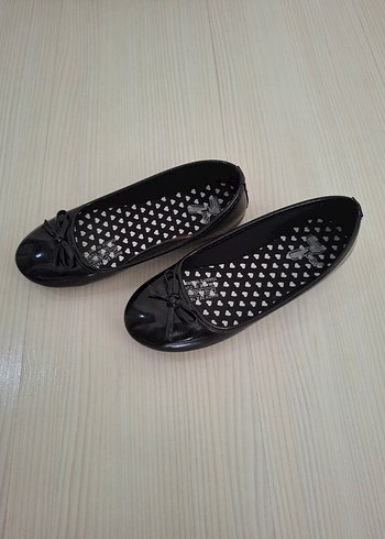 Kız Çocuk Siyah 32 no Fiyonk Detaylı Babet - Görsel 5