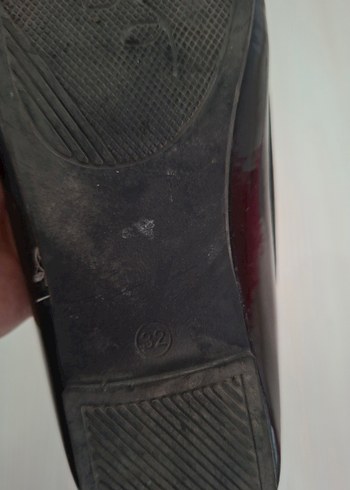 Kız Çocuk Siyah 32 no Fiyonk Detaylı Babet - Görsel 6