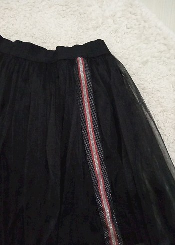 Kız Çocuk Siyah Gotik Fırfırlı Etek - Görsel 2