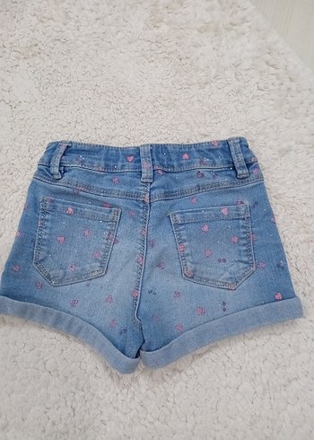 Kız Çocuk Mavi Denim Şort - Görsel 5