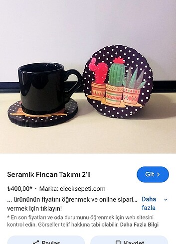 Kahve fincan takımı 
