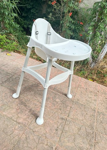  Beden beyaz Renk Beyaz ve Gri Bebek Mama Sandalyesi