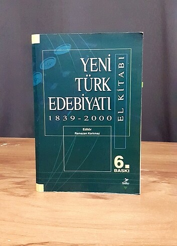 Yeni Türk Edebiyatı 1839-2000 Ramazan Korkmaz