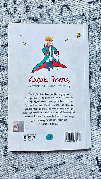  Beden Küçük Prens - Antoine De Saint Exupery Parodi Yayınları