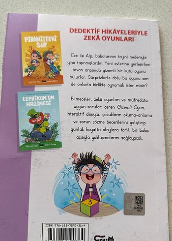 Gizemli Oyun - Çocuklar için Zeka Kitabı - Görsel 2