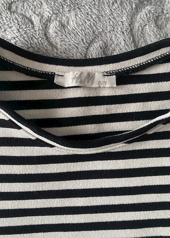 Çizgili Uzun Kollu Triko - Görsel 2