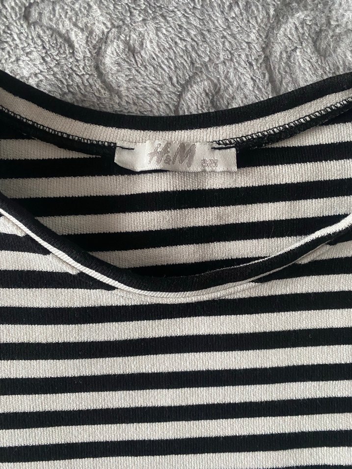 Çizgili Uzun Kollu Triko - Görsel 2