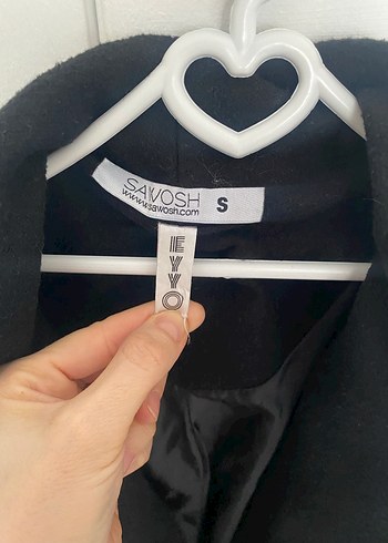 Siyah Uzun Yün Kadın Kaban - Görsel 5