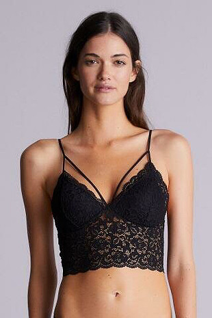 Penti siyah bralet