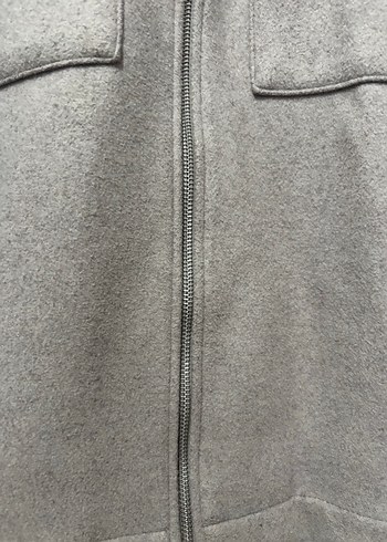 H&M Bej Regular Fit Fermuarlı Erkek Ceket/Kaban - Görsel 2