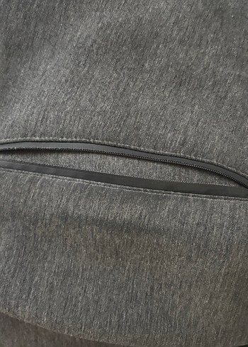 Zara Gri Kapüşonlu Erkek Midi Mont - Görsel 9