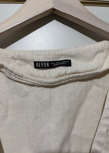 Nakışlı Beyaz Keten Bohem Yelek - Görsel 4