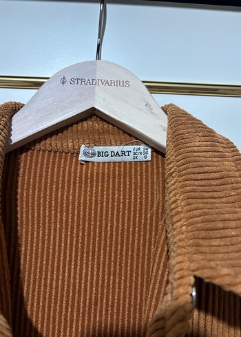 Kadın Kahverengi Süet Gömlek - Görsel 3