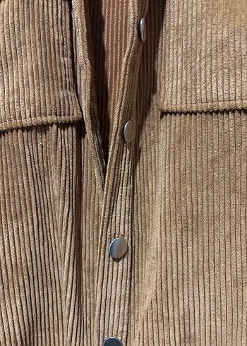 Kadın Kahverengi Süet Gömlek - Görsel 5