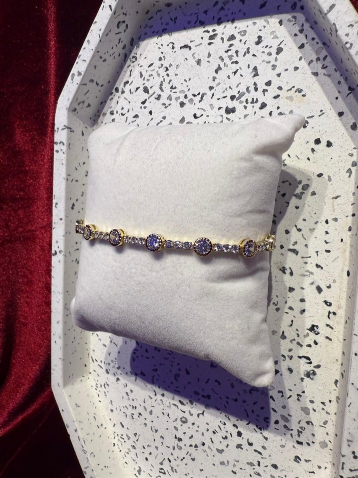 Xuping Altın Renk Zincir Detaylı Kadın Bileklik - Görsel 2