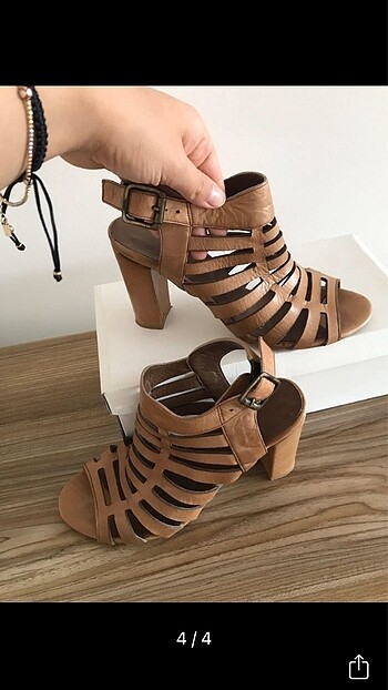 37 Beden camel Renk Topuklu ayakkabı