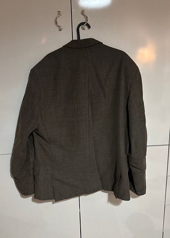 Düğmeli Kahverengi Blazer Erkek Takım Ceketi - Görsel 4