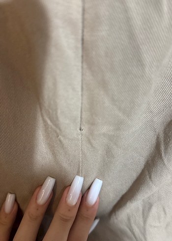 Bej Straplez Kadın Tulum - Görsel 4