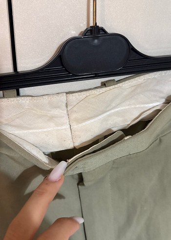 Açık Yeşil Regular Kumaş Pantolon - Görsel 5