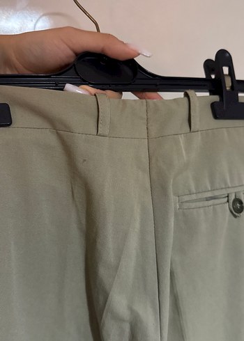 Açık Yeşil Regular Kumaş Pantolon - Görsel 6
