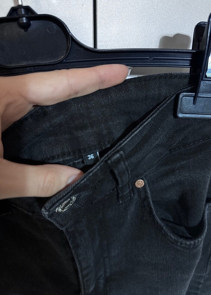 Trendyolmilla Siyah Skinny Jean - Görsel 4