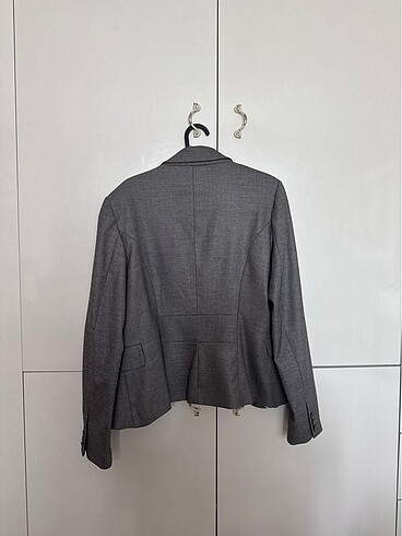 40 Beden Gri Blazer Ceket