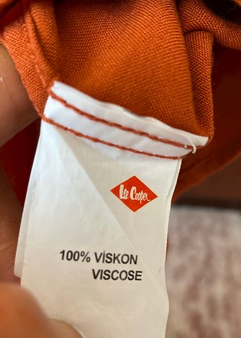 l Beden kahverengi Renk Lee Cooper viskon erkek gömlek