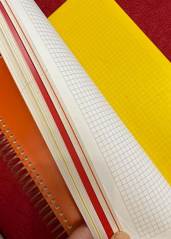 Parlak Turuncu Spiralli Defter - Görsel 3