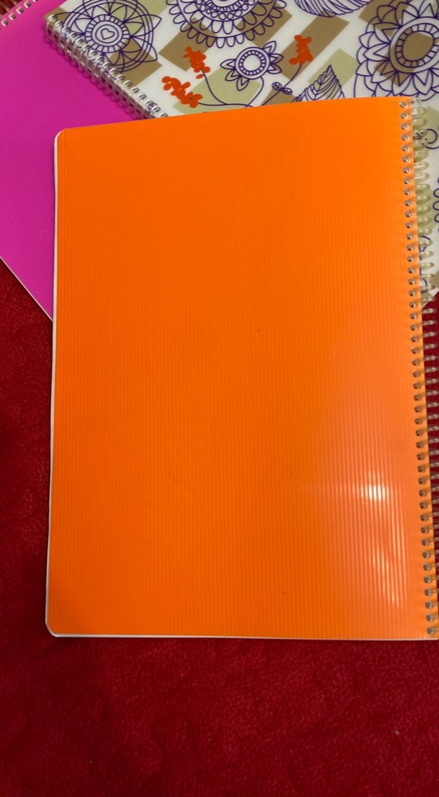 Turuncu Renkli Spiral Defter - Görsel 4
