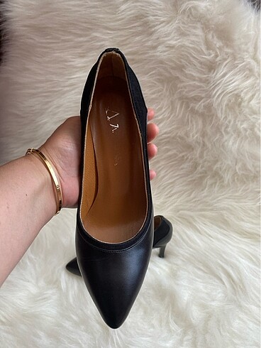 36,5 Beden Yeni deri stiletto