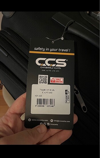 ÇÇS Pilot valiz sıfır