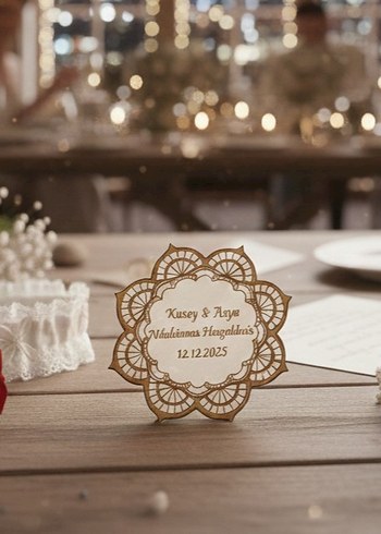 Kişiye Özel 10 adet Nikah Magneti - Görsel 2