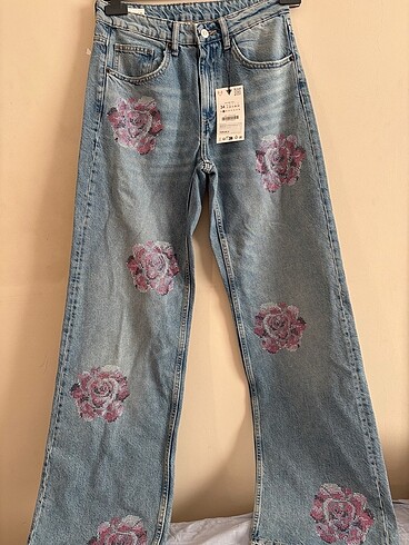 Zara taşlı pantolon