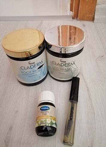 Claderm ayak ve bacak maskeleri 