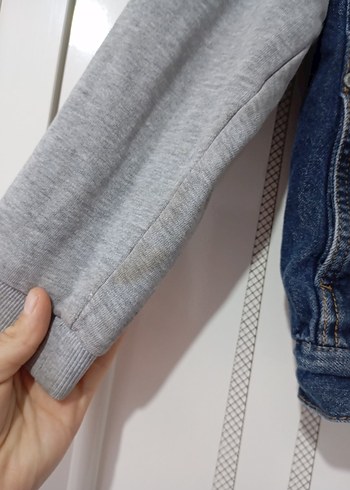 LC Waikiki Gri Kollu Düğmeli Erkek Kot Ceket