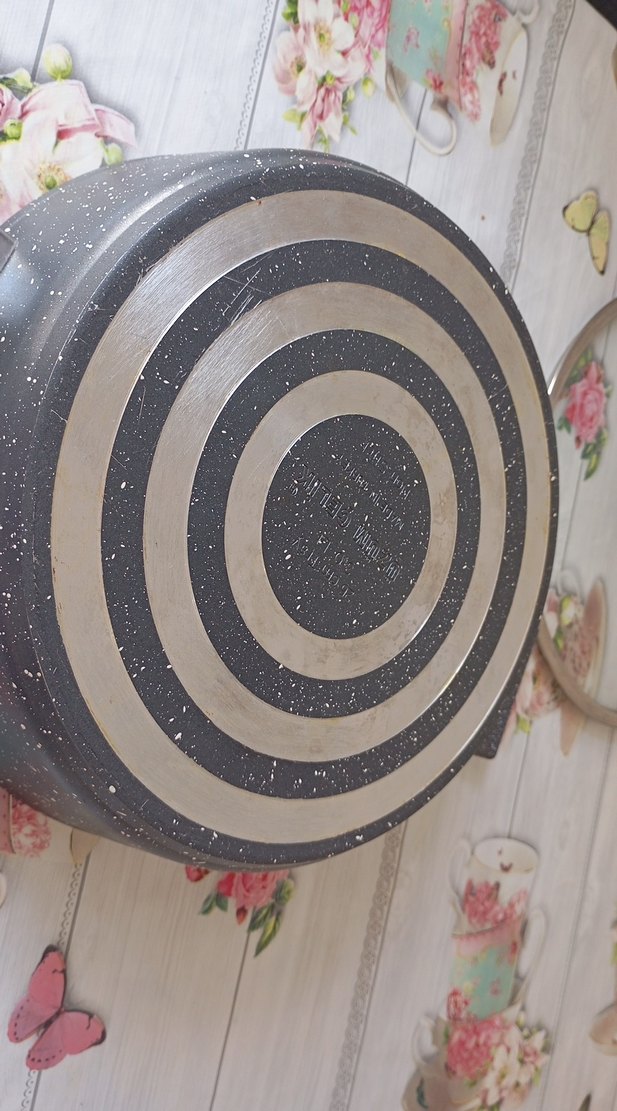 Gri Granit Cam Kapaklı Tencere - Görsel 3