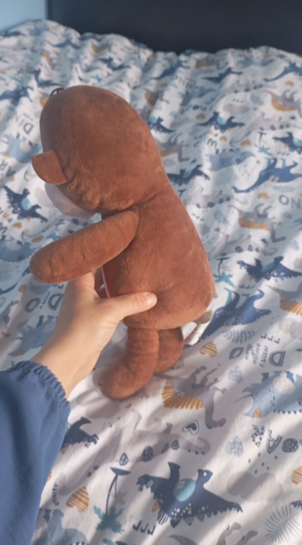 Kahverengi ve Gri Peluş Maymun Oyuncak - Görsel 2