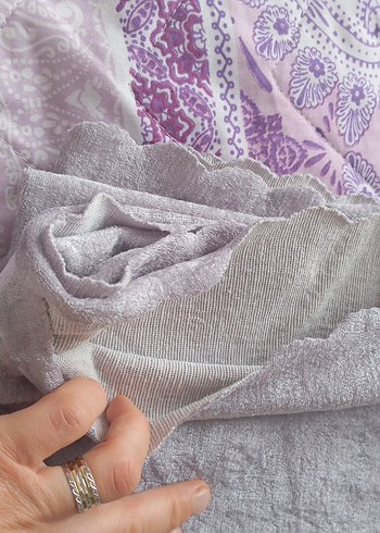 Bohem Gri koltuk örtüsü 3 adet - Görsel 2