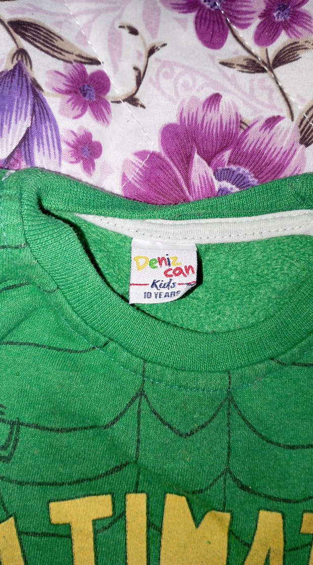 Yeşil Örme Çocuk Takımı, Uzun Kollu, Baskılı - Görsel 3