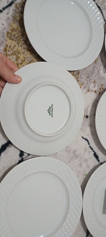 Kütahya Porselen Pasta tabağı 6 lı