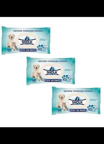 KEDİ KÖPEK TÜY VE PATİ TEMİZLİĞİ MENDİL