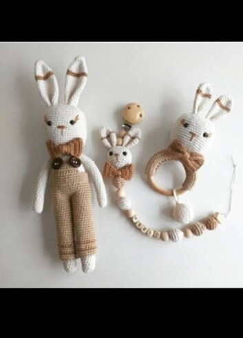 Amigurumi tavşan seti