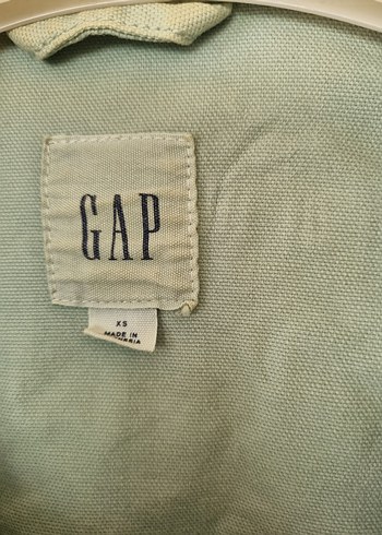 Gap Kadın kot mont Pastel Denim Ceket Düğmeli